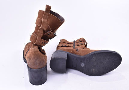Manas Damen Stiefelette Boots EUR 40 Nr. 23-U 2385-Schuh-Gebraucht-secondhand
