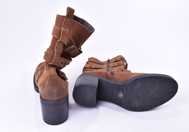 Manas Damen Stiefelette Boots EUR 40 Nr. 23-U 2385-Schuh-Gebraucht-secondhand