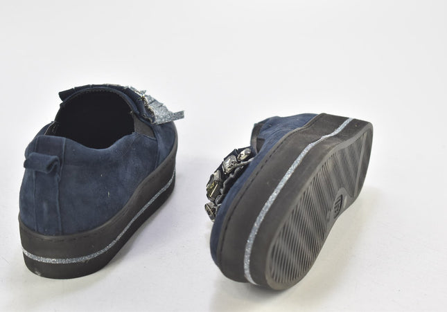 Maripé Damen Halbschuhe Slipper Ballerinas SL 25 cm Nr. 24-F 216-Schuh-Gebraucht-secondhand