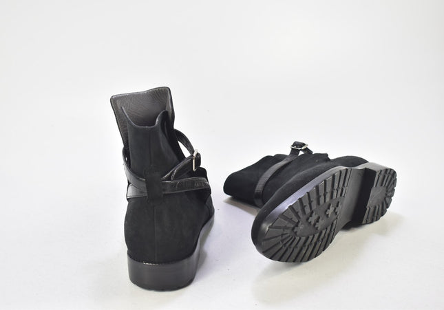 Selve Damen Stiefelette Boots SL 25 cm Nr. 24-P 2624-Schuh-Gebraucht-secondhand