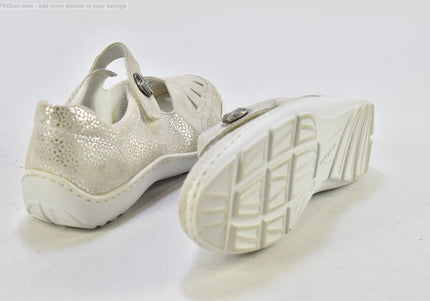 Waldläufer  Damen  Halbschuhe Slipper Ballerinas  UK 4,5 Nr. 26-M 574