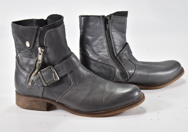 Damen Stiefelette Boots EUR 37 Nr. 24-M 1078-Schuh-Gebraucht-secondhand