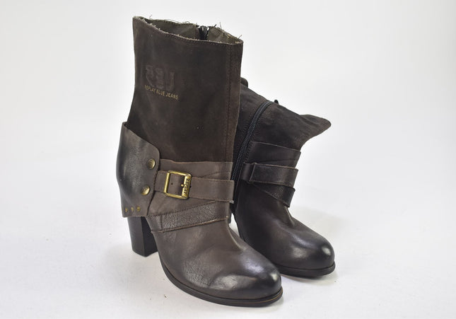Replay Damen Stiefelette Boots SL 24,5cm Nr. 24-B 1491-Schuh-Gebraucht-secondhand