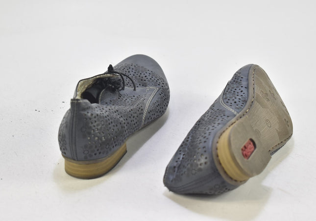 Rieker Damen Halbschuhe Slipper Ballerinas EUR 38 Nr. 24-N 519-Schuh-Gebraucht-secondhand