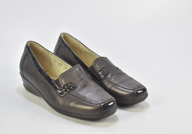 Waldläufer Damen Halbschuhe Slipper Ballerinas UK 4 Nr. 24-X 570-Schuh-Gebraucht-secondhand