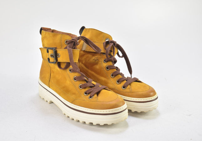 Paul Green Damen Stiefelette Boots UK 4 Nr. 24-B 2656-Schuh-Gebraucht-secondhand