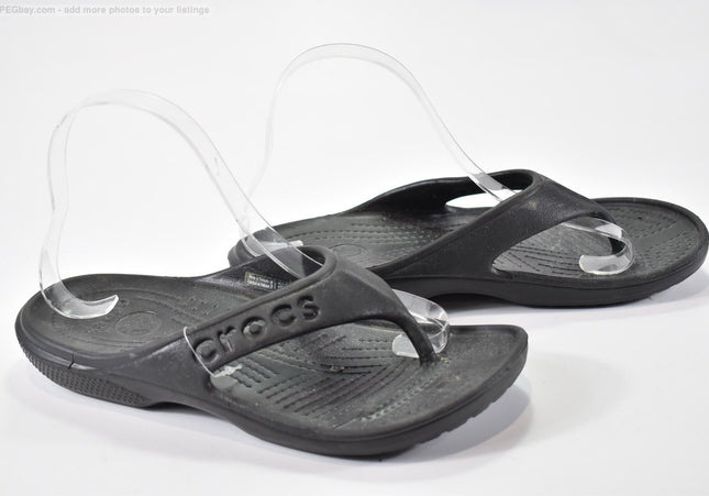Crocs Damen Sandale Pantolette US 6 Nr. 25-S 1114-Schuh-Gebraucht-secondhand