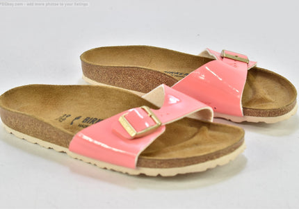 Birkenstock Madrid schmal Damen Sandale Pantolette EUR 39 Nr. 25-V 168-SchuhGebraucht