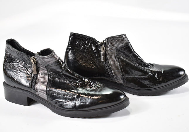Bouton Black Damen Stiefelette Boots EUR 40 Nr. 23-Z 1842-Schuh-Gebraucht-secondhand