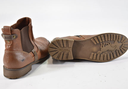 Mustang Damen Stiefelette Boots EUR 38 Nr. 24-A 1846-Schuh-Gebraucht-secondhand