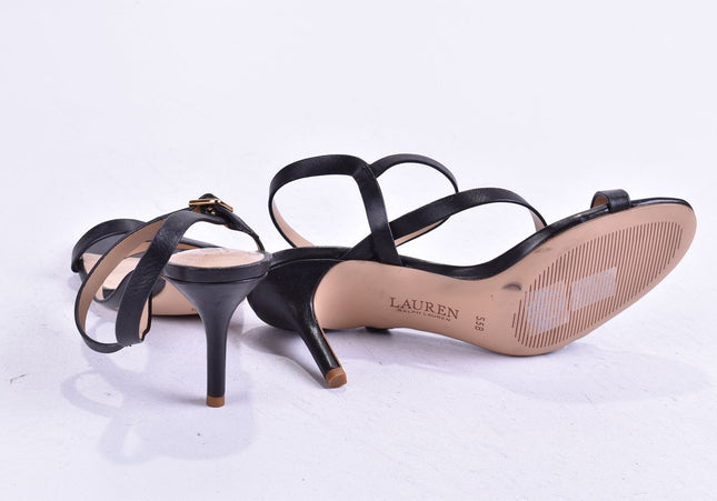Lauren Ralph Lauren Damen Sandale Sandalette US 5,5 Nr. 24-SD 3490-Schuh-Gebraucht-secondhand