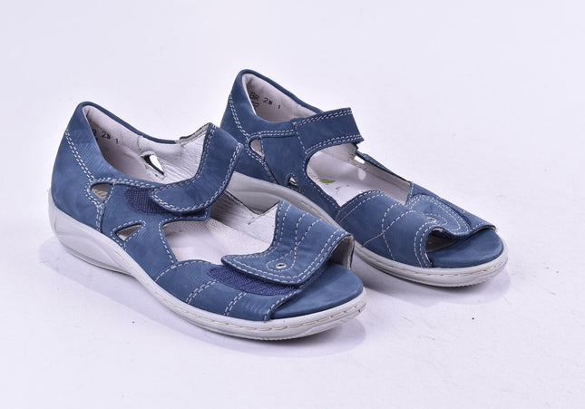 Waldläufer Damen Sandale Sandalette UK 2,5 Nr. 24-SD 948-Schuh-Gebraucht-secondhand