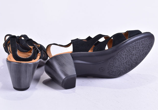 Theresia M. Damen Sandale Sandalette UK 7 Nr. 24-SD 3274-Schuh-Gebraucht-secondhand