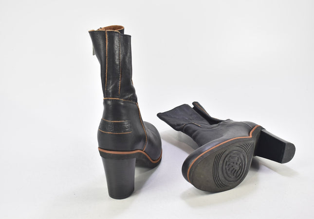 Shabbies Damen Stiefelette Boots EUR 37 Nr. 24-Y 727-Schuh-Gebraucht-secondhand