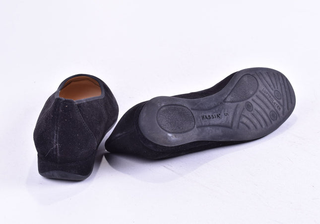 Hassia Damen Halbschuhe Slipper Ballerinas UK 5 Nr. 24-Y 344-Schuh-Gebraucht-secondhand