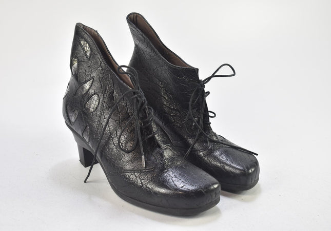 Lisa Tucci Damen Stiefelette Boots EUR 38 Nr. 24-B 1498-Schuh-Gebraucht-secondhand