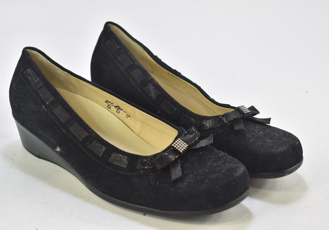 Waldläufer Damen Halbschuhe Slipper Ballerinas UK 7,5 Nr. 24-T 1908-Schuh-Gebraucht-secondhand