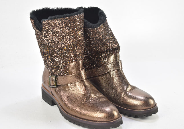 Kate Grey Damen Stiefelette Boots SL 25,5 cm Nr. 23-U 1472-Schuh-Gebraucht-secondhand