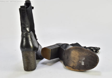 Felmini Damen Stiefelette Boots EUR 37 Nr. 25-B 570-second hand-gebrauchte Schuhe-SchuhGebraucht