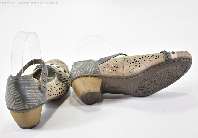 Rieker  Damen Sandale Sandalette  EUR 36 Nr. 25-S 1022