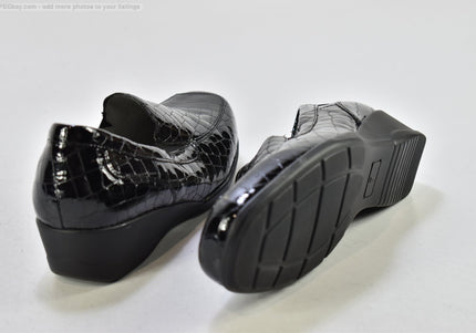 Medicus Damen Halbschuhe Slipper Ballerinas UK 7 Nr. 25-T 1149-gebrauchte Schuhe-Second hand-SchuhGebraucht