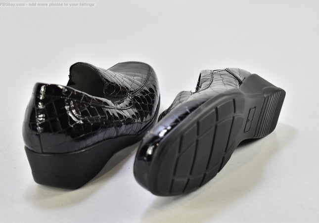 Medicus Damen Halbschuhe Slipper Ballerinas UK 7 Nr. 25-T 1149-gebrauchte Schuhe-Second hand-SchuhGebraucht