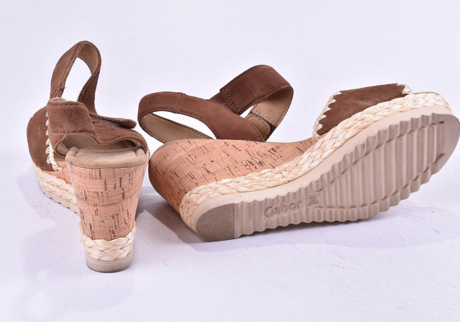 Gabor Damen Sandale Sandalette UK 5,5 Nr. 24-SD 956-Schuh-Gebraucht-secondhand