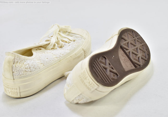 Converse Damen Sportschuhe Sneaker EUR 37,5 Nr. 25-T 1552-gebrauchte Schuhe-Second hand-SchuhGebraucht
