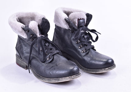 Mustang Damen Stiefelette Boots EUR 38 Nr. 24-A 2611-Schuh-Gebraucht-secondhand