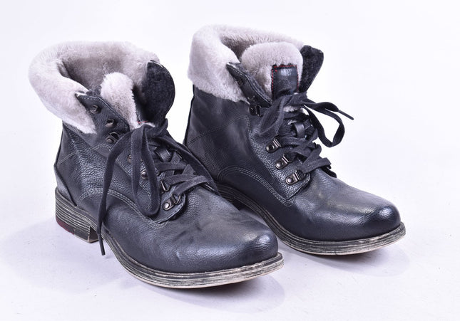 Mustang Damen Stiefelette Boots EUR 38 Nr. 24-A 2611-Schuh-Gebraucht-secondhand