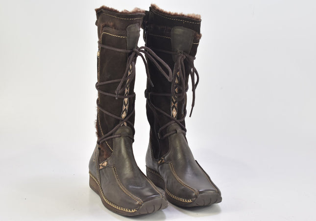 Tamaris Damen Stiefel Stiefelette Boots EUR 38 Nr. 24-B 1130-Schuh-Gebraucht-secondhand