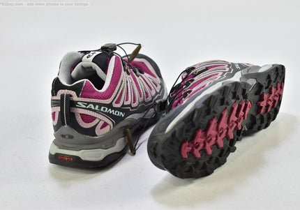 Salomon Powerband GTX Damen Wanderschuhe Trekking EUR 38 Nr. 25-V 346-gebrauchte Schuhe-second hand-SchuhGebraucht