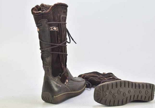 Tamaris Damen Stiefel Stiefelette Boots EUR 38 Nr. 24-B 1130-Schuh-Gebraucht-secondhand