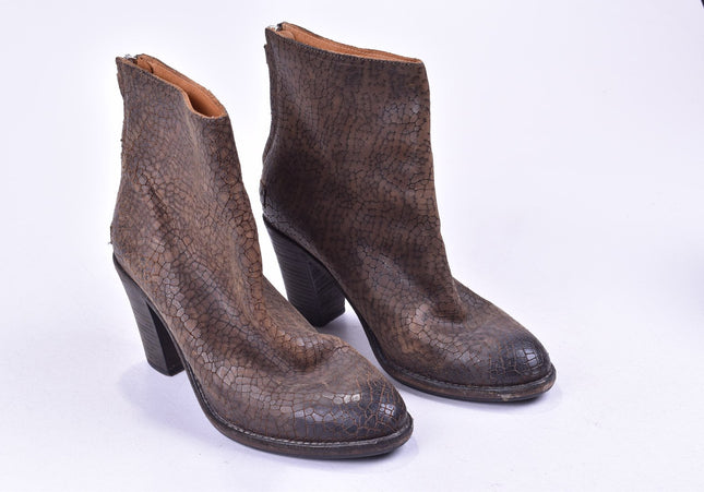 Shabbies Damen Stiefelette Boots EUR 40 Nr. 23-Z 296-Schuh-Gebraucht-secondhand