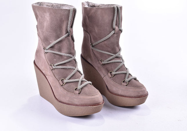 Buffalo Damen Stiefelette Boots SL 24,5 cm Nr. 24-A 2616-Schuh-Gebraucht-secondhand
