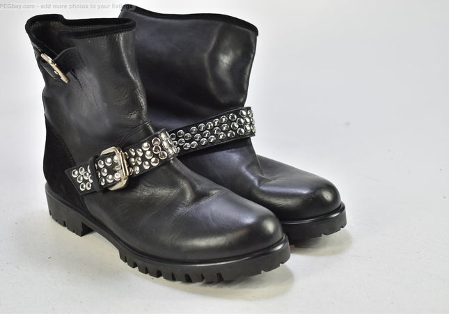 Navyboot Damen Stiefelette Boots EUR 39 Nr. 25-B 938-gebrauchte Schuhe-Second hand-SchuhGebraucht