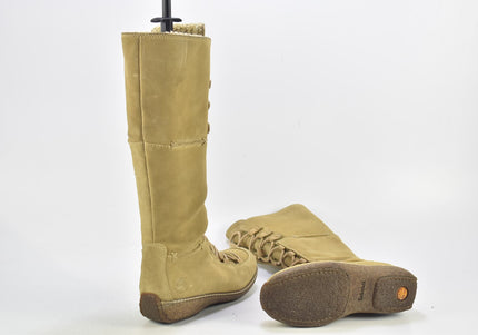Timberland Damen Stiefel Stiefelette Boots US 6 Nr. 24-B 4504-Schuh-Gebraucht-secondhand