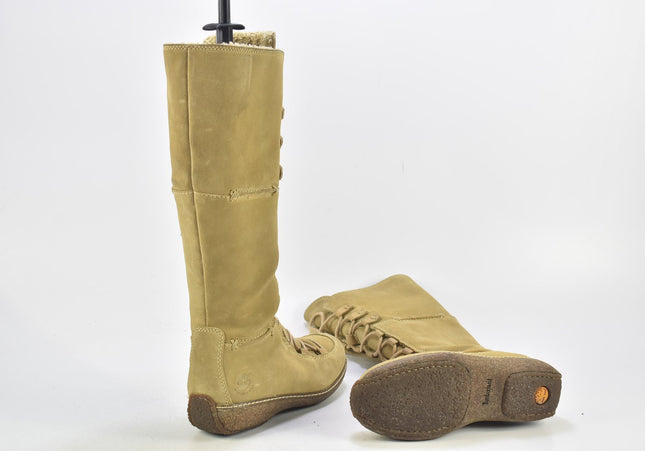 Timberland Damen Stiefel Stiefelette Boots US 6 Nr. 24-B 4504-Schuh-Gebraucht-secondhand