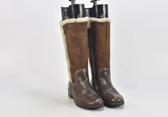 Damen Stiefel Stiefelette Boots EUR 36 Nr. 24-B 4024-Schuh-Gebraucht-secondhand