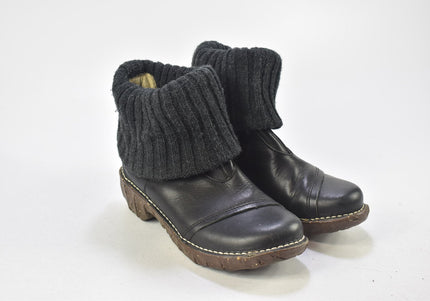 El Naturalista Damen Stiefelette Boots EUR 37 Nr. 24-U 349-Schuh-Gebraucht-secondhand