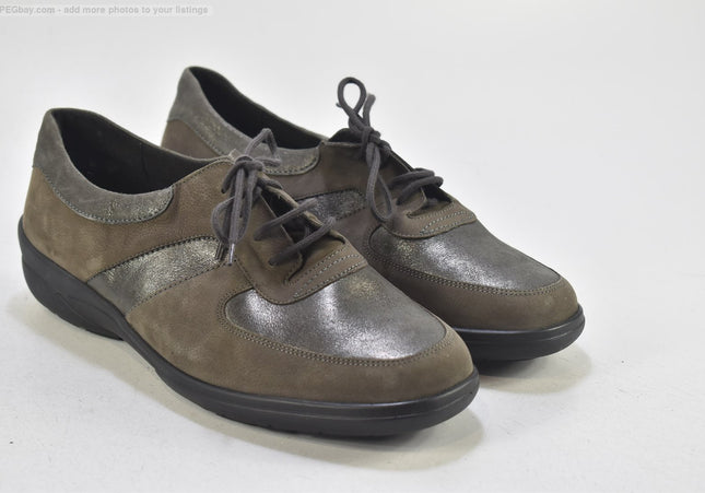 Solidus Damen Halbschuhe Freizeitschuhe UK 8,5 Nr. 25-F 1296-Schuh-Gebraucht-secondhand