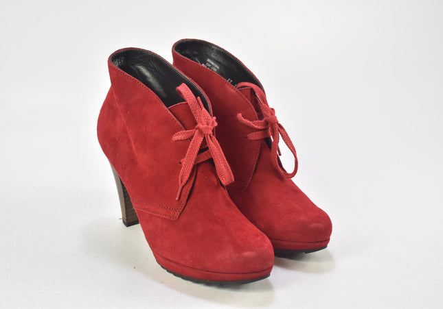 Paul Green Damen Stiefelette Boots UK 4 Nr. 24-U 834-Schuh-Gebraucht-secondhand