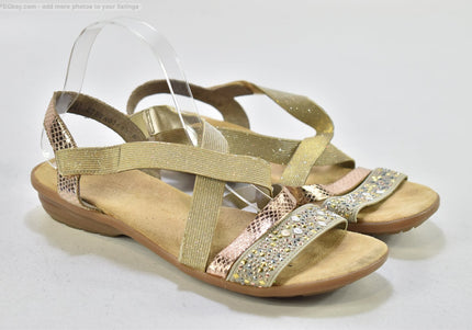 Rieker  Damen Sandale Sandalette  EUR 40 Nr. 26-S 3901