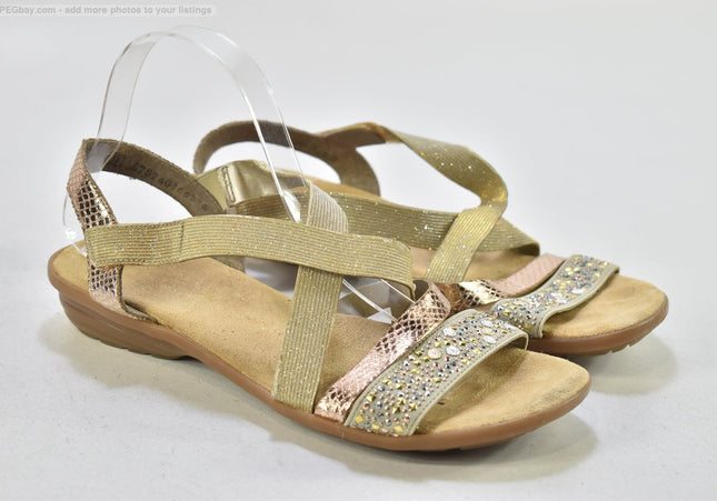 Rieker  Damen Sandale Sandalette  EUR 40 Nr. 26-S 3901