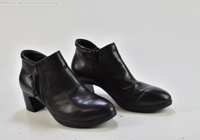 Think Damen Stiefelette Boots EUR 38,5 Nr. 24-B 6111-Schuh-Gebraucht-secondhand