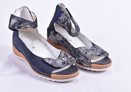 Waldläufer Damen Sandale Sandalette UK 4 Nr. 24-SD 3276-Schuh-Gebraucht-secondhand