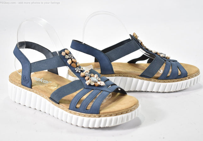 Rieker  Damen Sandale Sandalette  EUR 40 Nr. 25-S 4866
