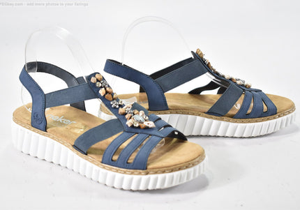 Rieker  Damen Sandale Sandalette  EUR 40 Nr. 25-S 4866