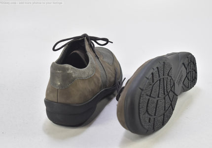 Solidus Damen Halbschuhe Freizeitschuhe UK 8,5 Nr. 25-F 1296-Schuh-Gebraucht-secondhand