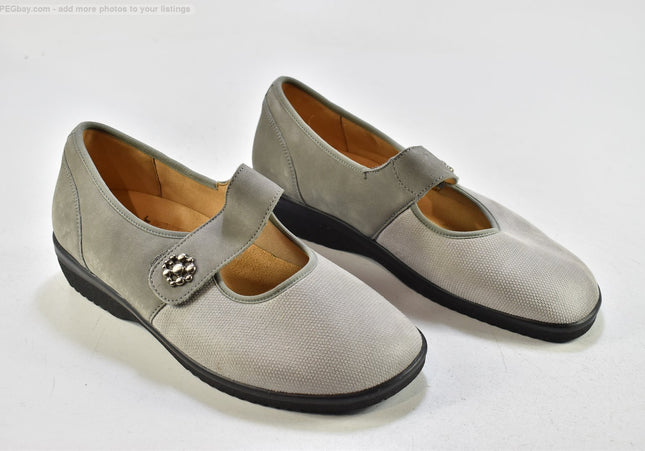 Ganter Damen Halbschuhe Slipper Ballerinas UK 6,5 Nr. 25-A 611-Schuh-Gebraucht-secondhand